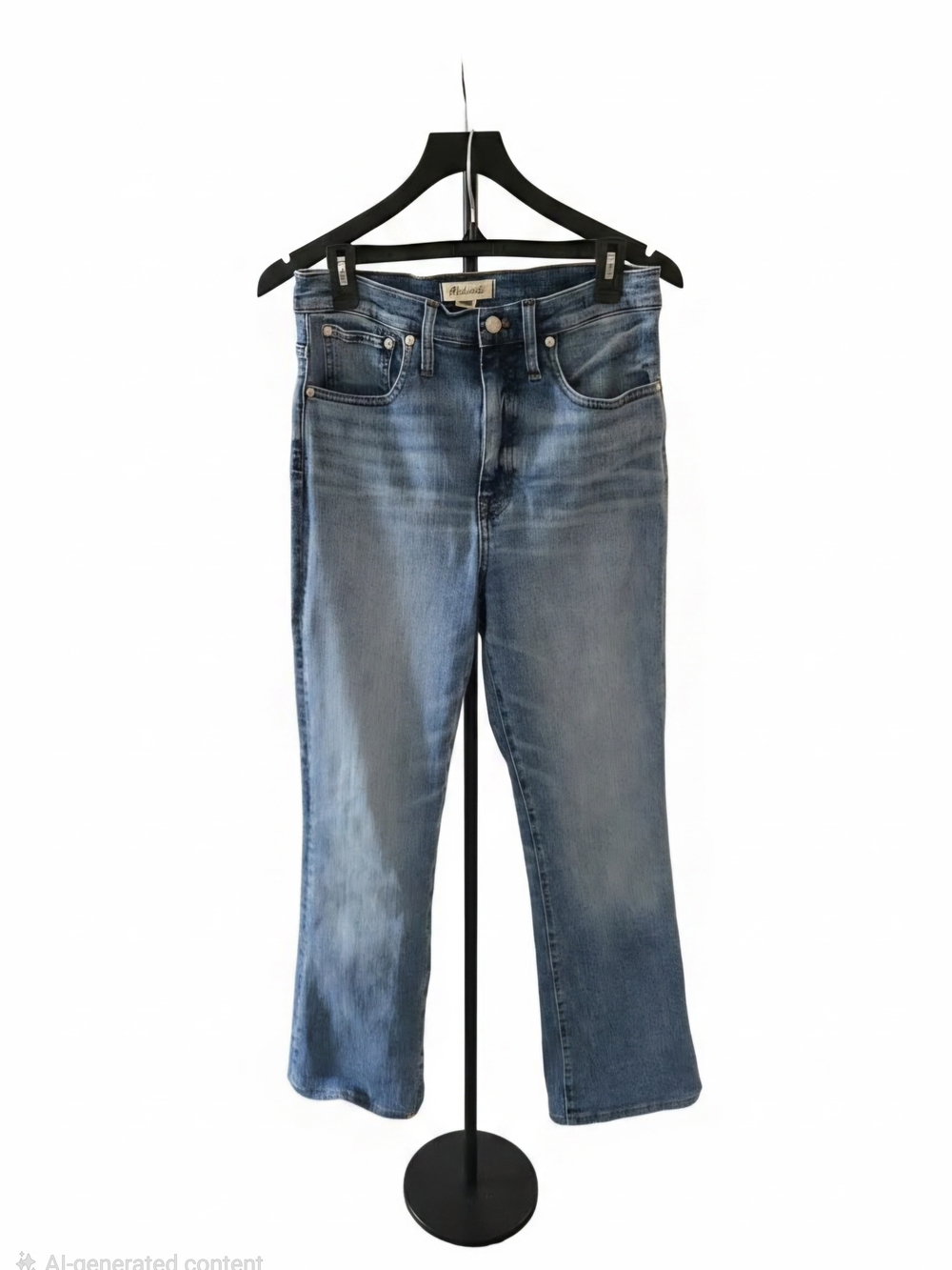 Madewell Medium Wash Wide-Leg Jeans